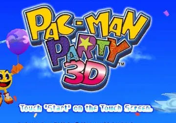 Pac-Man Party 3D (Japan) screen shot title